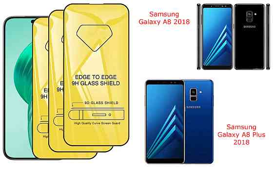 Захисне скло DefenzoGlass для Samsung Galaxy A8 2018, Galaxy A8 Plus 2018 – подвійна міцність Київ
