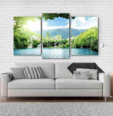 Модульна картина Природа Водоспад Art-165_3 Київ