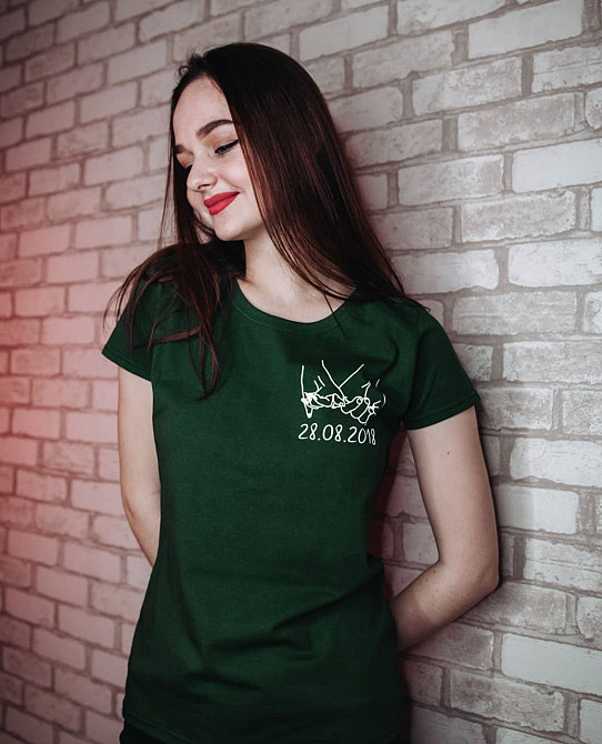 Мужская\Женская футболка с вашей персональной датой (Вместе навсегда ) Черновцы - изображение 1