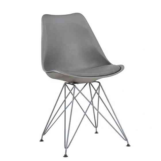 Стілець Тауер С пластиковий сірий Днепр