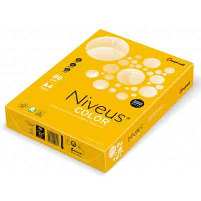 Бумага Mondi Niveus COLOR intensive Sunny yellow, 80g, 500sh (A4.80.NVI.SY40.500) Винница
