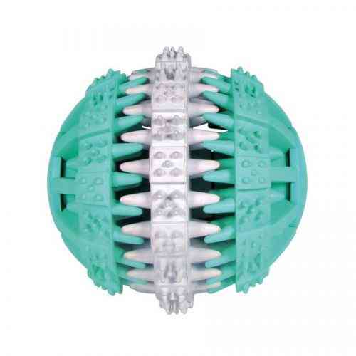 Игрушка Trixie Denta Fun для собак Мяч-катушка для чистки зубов с мятным вкусом резина 7 см Киев