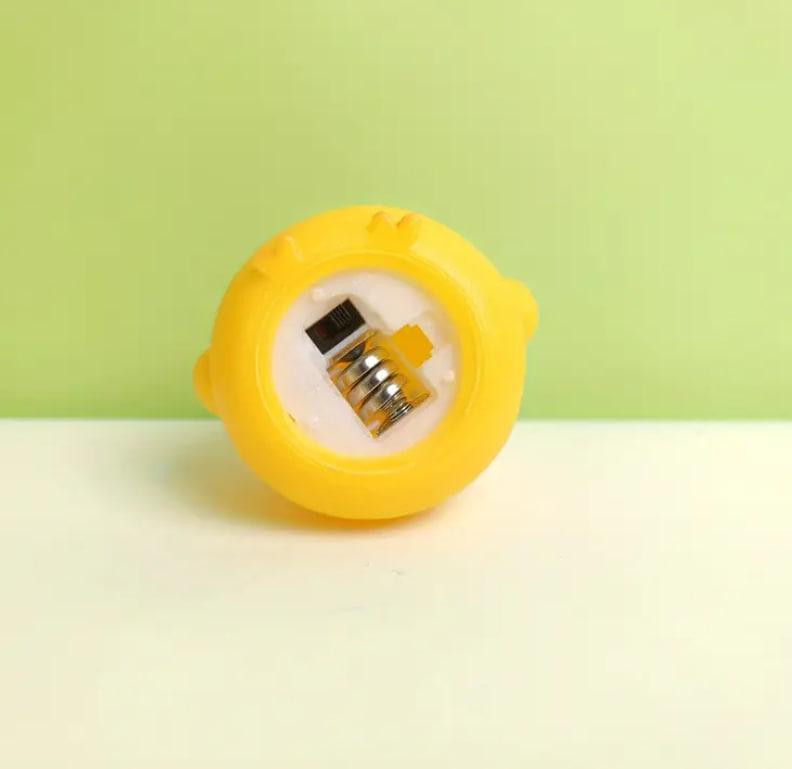 Детский ночник в форме жёлтого цыплёнка на батарейках для сна и декора комнаты Киев - изображение 5