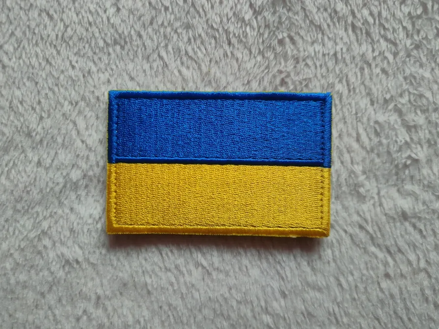 Нашивка на липучці Прапор України на одяг Київ - фото 1