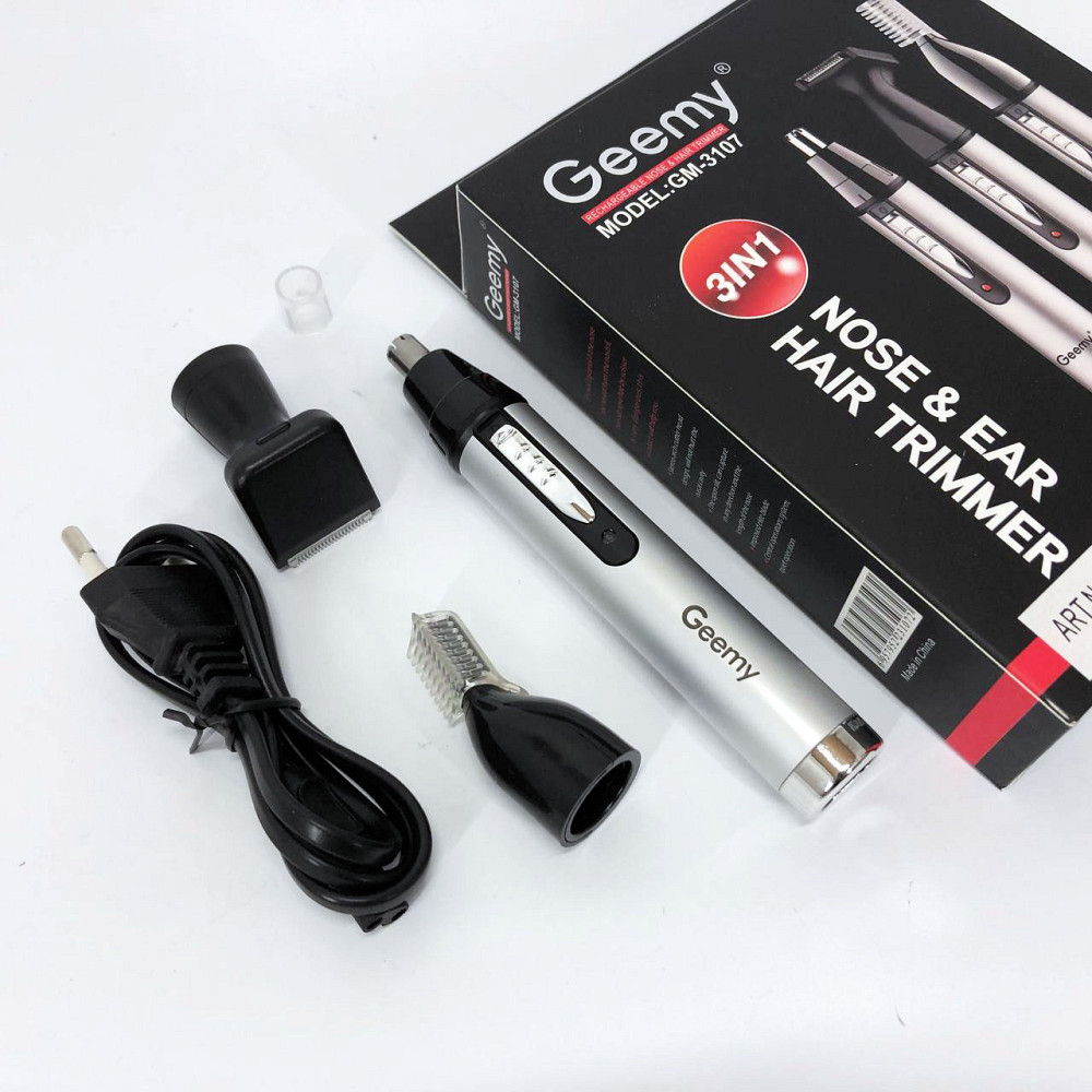 Тример для бороди носа вух волосся GEMEI, Тример для носа і вух хорошої якості насадка KC-80 Львів - фото 1