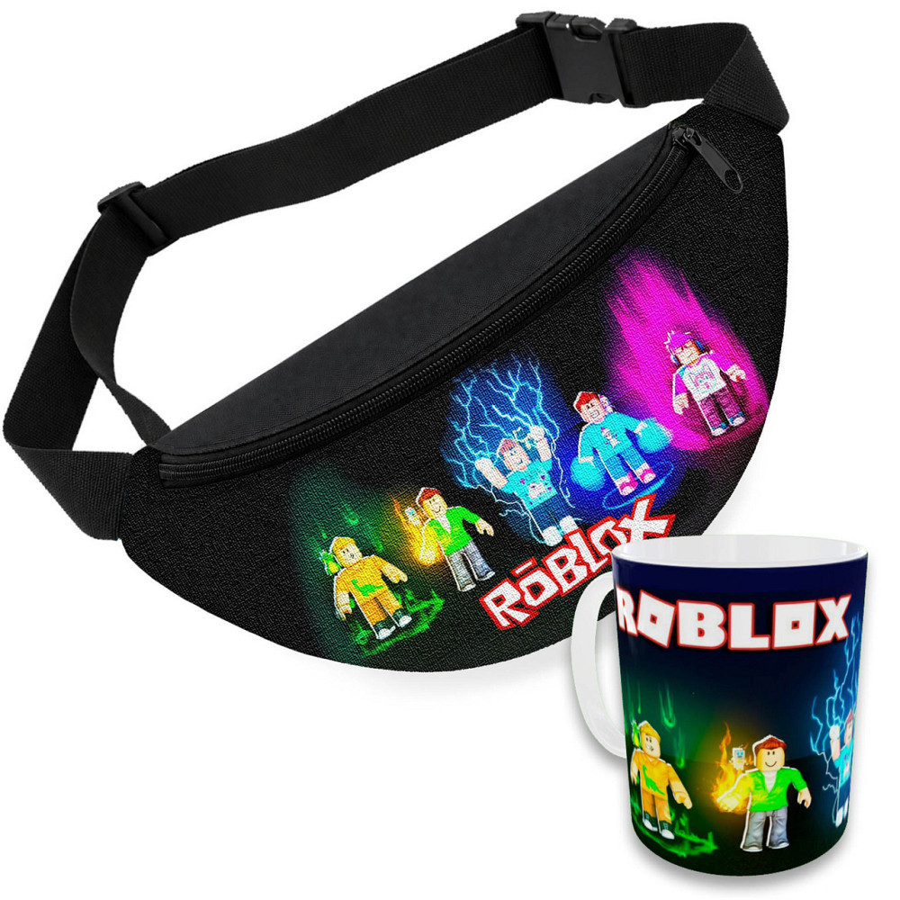 Дитячий набір Roblox сумка-бананка + керамічна кружка з принтом (5676) Київ - фото 1