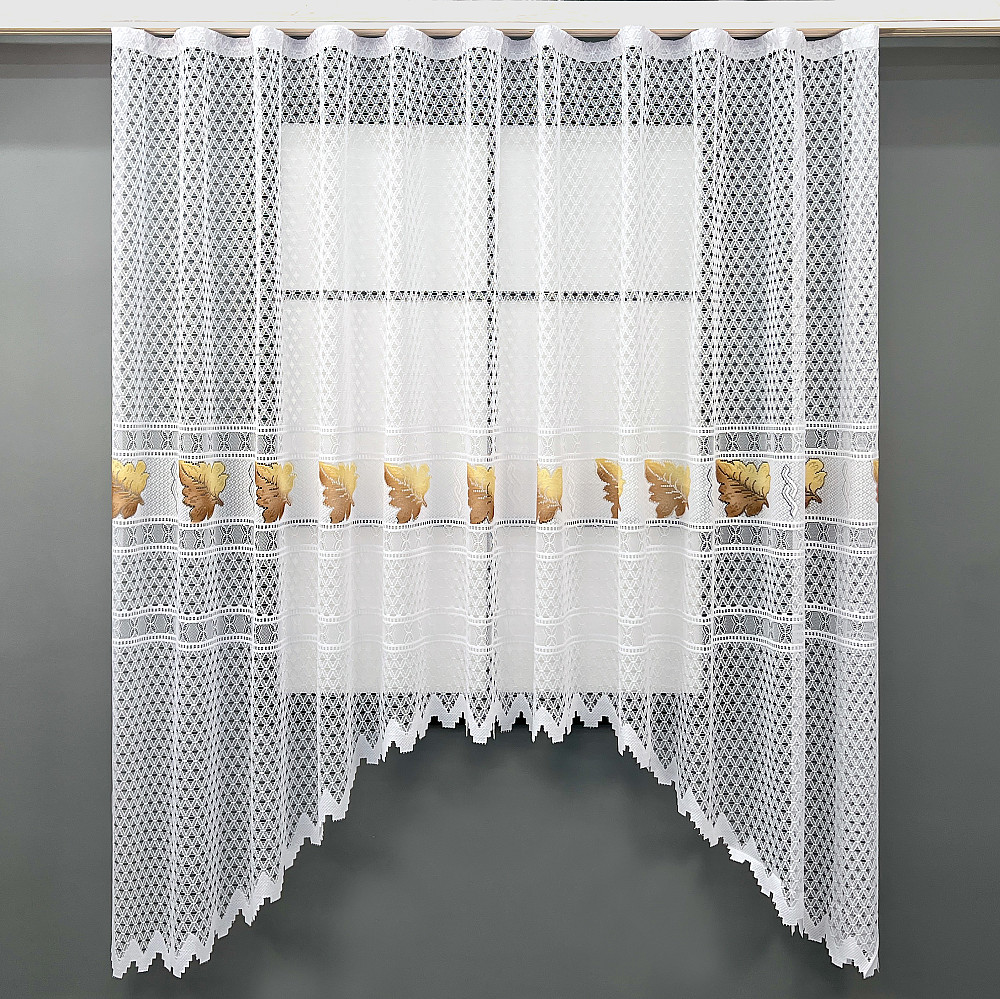 Кухонная арка VR-Textil № 000к жаккард белый 300х185 см (51-255) Киев - изображение 1