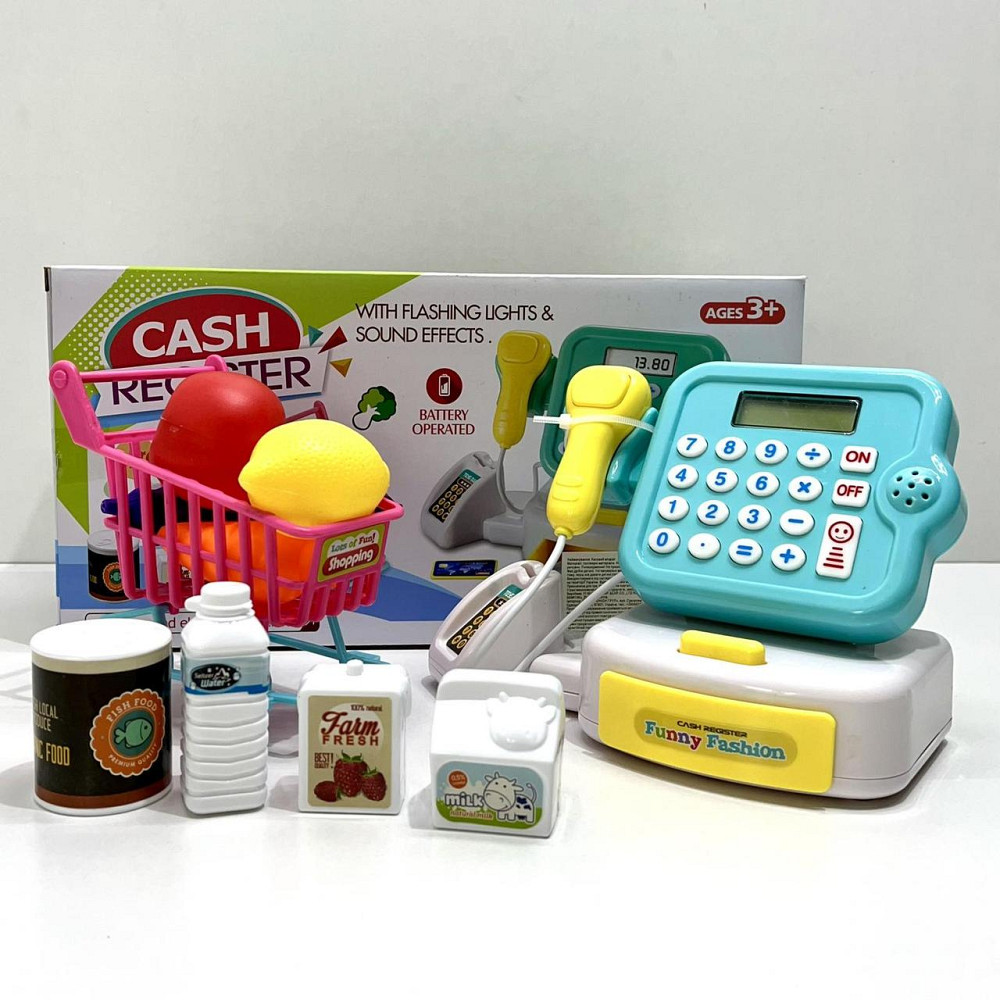 Касовий апарат дитячий зі сканером підсвічування звук аксесуари ( 877 B) Чернігів - фото 4
