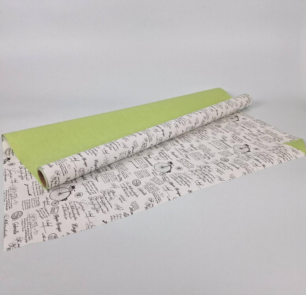 Рулон 10 м тонований "Газета" (39) плівка для квітів (h660) No 3 (1 шт.) Харків - фото 1