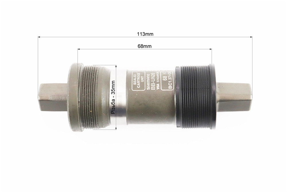Картридж-каретка "квадрат" MTB 68х113мм, BB-UN26 Київ - фото 2