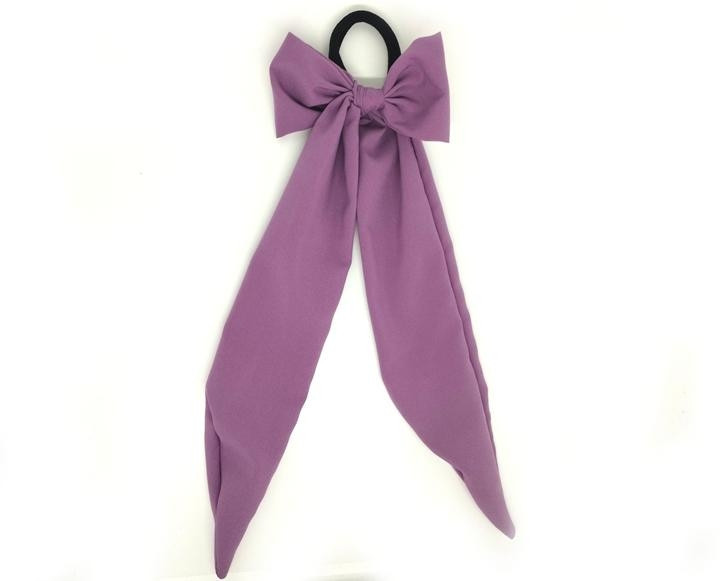 Бант Твіллі на гумці темно-пудровий Київ - фото 1