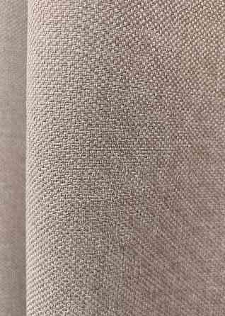 Комплект коротких штор VR-Textil Льон ELEMENTA № 1869ш Бежевий 130х170см 2 шт (35-0427) Київ