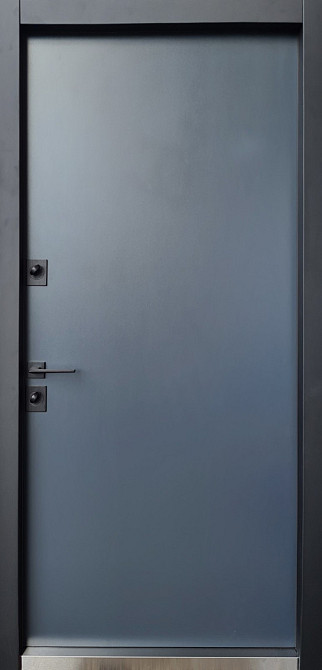 Двери уличные STRAJ, модель PARTY D, комплектация Proof Standard Mottura Антрацит Киев - изображение 2