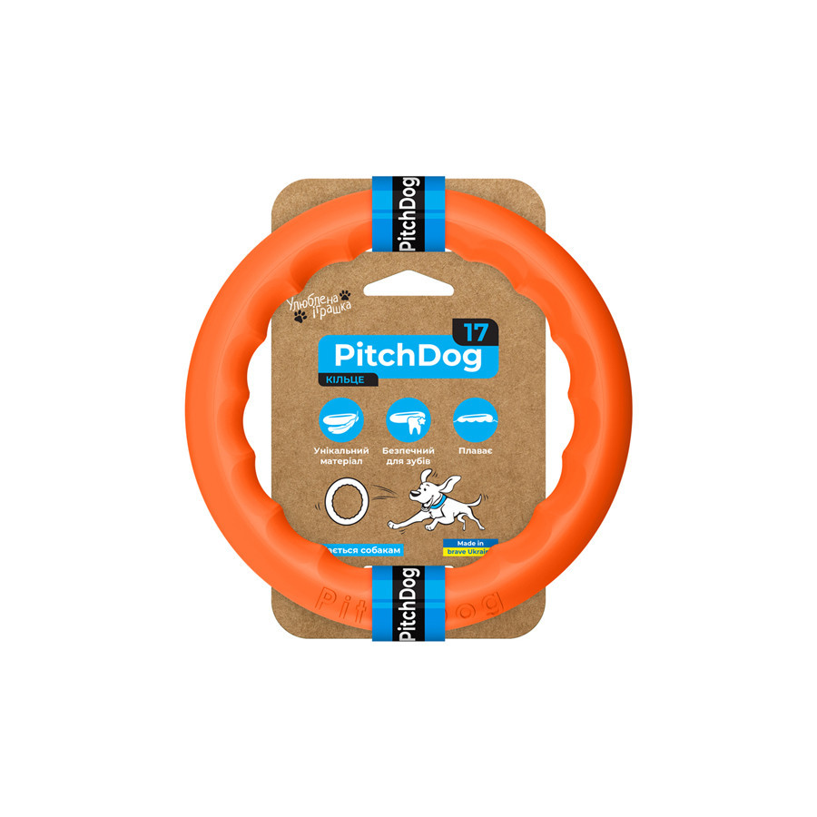 Кольцо для апортировки PitchDog 17, диаметр 17 см оранжевый Винница - изображение 2