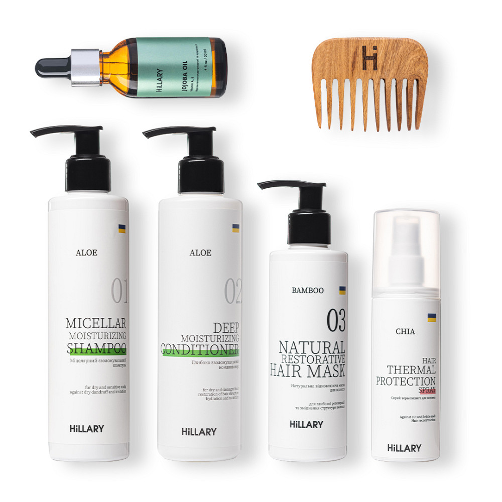 Набір комплексного догляду за сухим типом волосся Perfect Hair Aloe Hillary Київ - фото 5