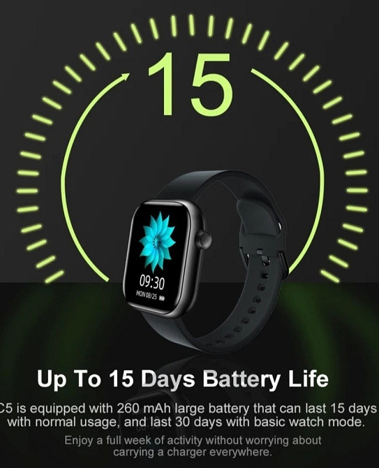 Смарт-Часи CUBOT C5 Cold, 5 ATM. Київ - фото 1