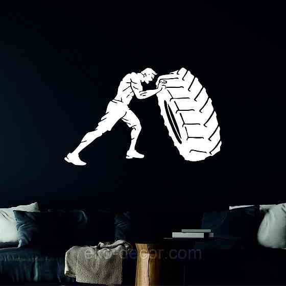 Декоративне настінне Панно «Кросфіт», Декор на стіну Київ