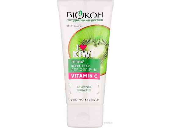Гель для обличчя I love kiwi легкий з вітаміном С 60мл ТМ БІОКОН Київ