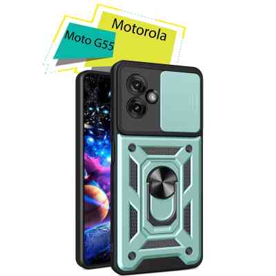 Чехол для мобильного телефона BeCover Military Motorola Moto G55 Dark Green (713058) Винница