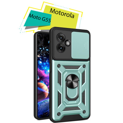 Чохол до мобільного телефона BeCover Military Motorola Moto G55 Dark Green (713058) Вінниця - фото 1