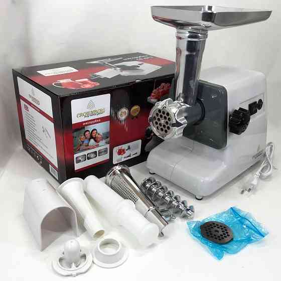 Мясорубка овощерезка соковыжималка, Мясорубки нержавеющая сталь, Мясорубка для домашней колбасы KZ-11 Львов