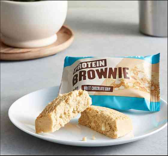 Протеиновое печенье  MYPROTEIN Protein Brownie - 12x75g White Chocolate Киев