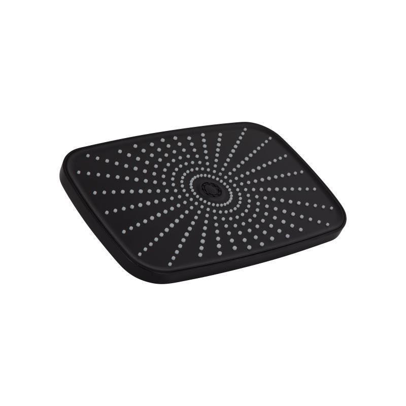 Душова система з латуні Qtap Gemini прихованого монтажу на три споживачі з виливом QTGEM14BLM45703 Black Matt Харків - фото 8