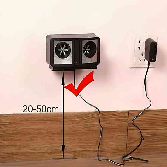 Ультразвуковий відлякувач гризунів і комах до 200 м², Dual Sonic / Відлякувач комарів і мишей Київ