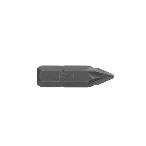 Комплект насадок до викруток PZ1, 1/4", 25 мм, уп. 25 шт. Львов