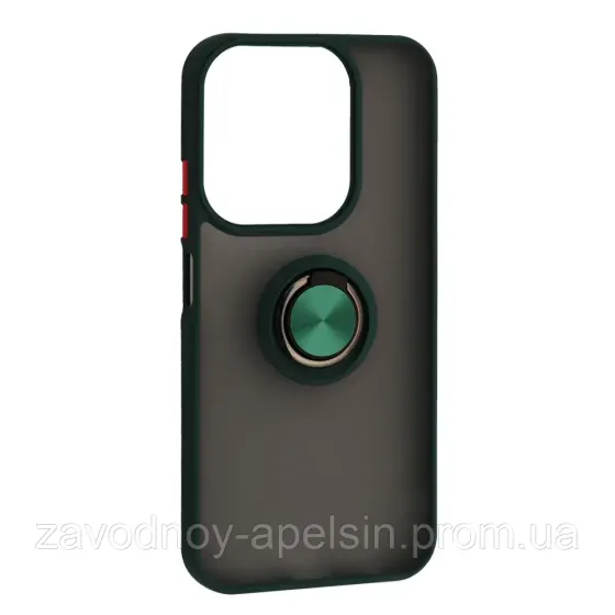 Xiaomi Redmi 15C Чехол защитный Подставка TPU+PC (хаки) Одесса
