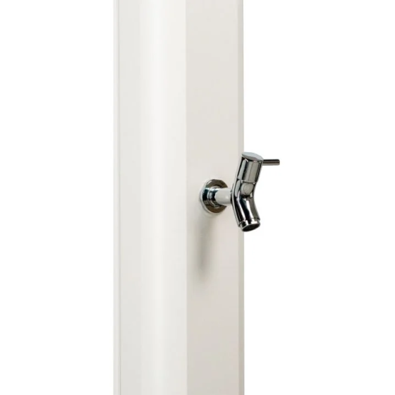 Душ солнечный Aquaviva Big Jolly алюминиевый с мойкой для ног. бежевый (песочный) A320/9001. 35 л Киев