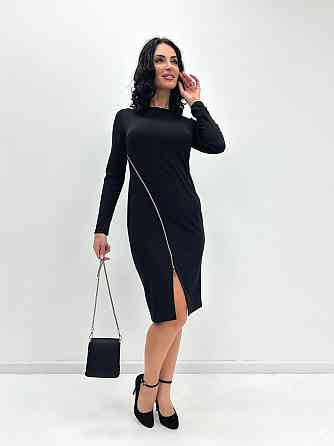 Элегантное платье с молнией 