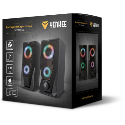 Акустична система YENKEE YSP 2003RGB USB Black (45015339) Вінниця - фото 3