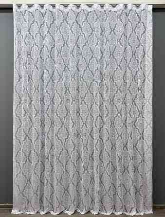 Тюль жакардова колір білий 1226т Київ