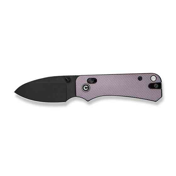 Ніж складаний кишеньковий Civivi Baby Banter 2, (5.9 см) Nitro-V / Aluminum фіолетовий Київ