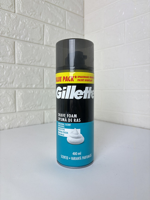 GILLETTE Піна для гоління Оріджинал для чутливої шкіри 400 мл Гостомель - фото 1