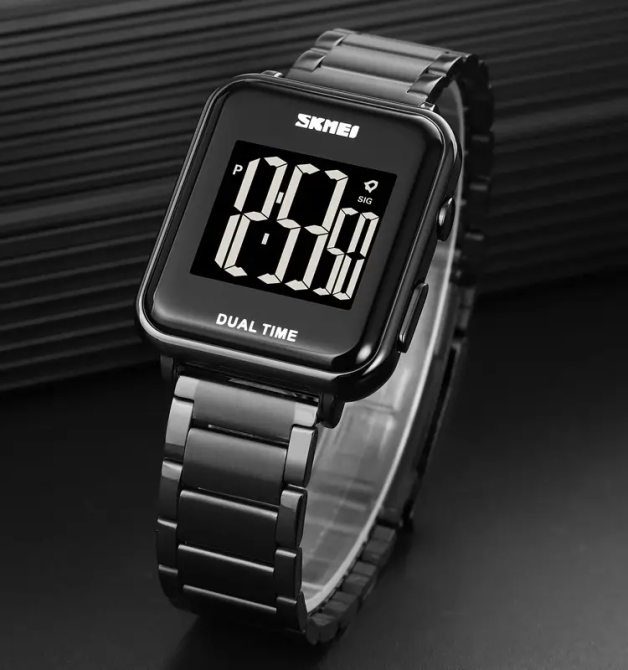 Чоловічий наручний класичний годинник Skmei 1852 (Чорний) Вінниця - фото 5