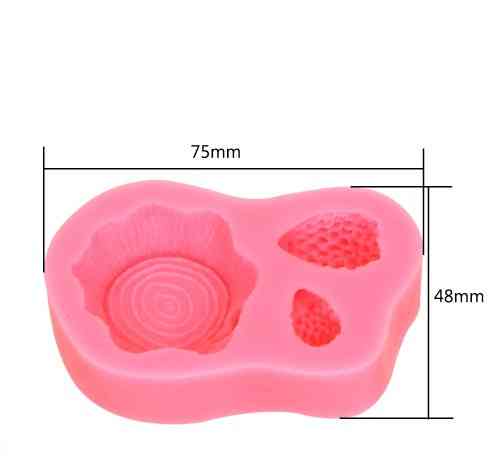 Молд силиконовый Пенек с ежами 75 на 48 мм розовый Киев