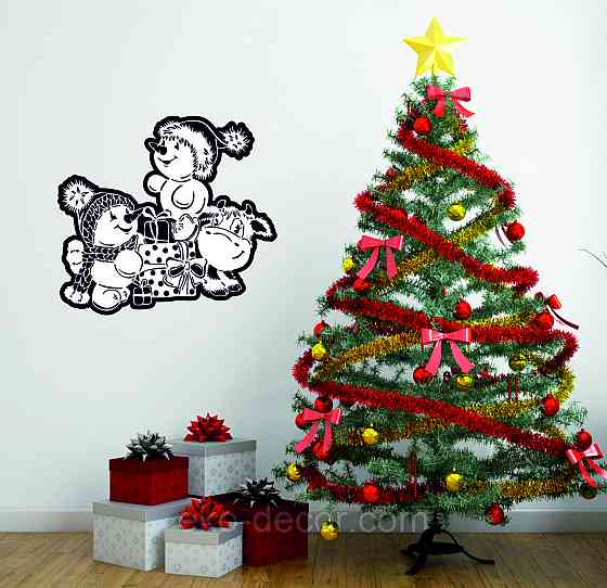 Декоративне настінне Панно «Сніговик», Декор на стену Київ