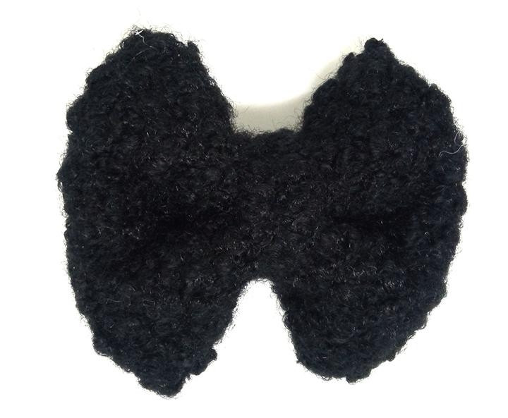 Заколка-бант для волос Тедди черная Киев - изображение 1