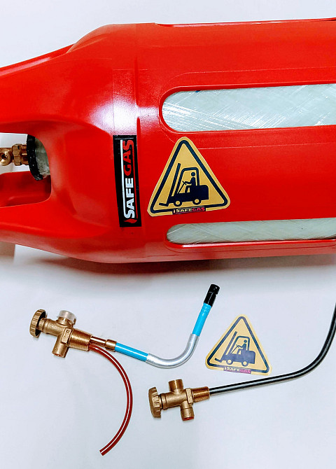 Газовый композитный баллон 24 литра для авто погрузчиков с предохранительным клапаном  CАVAGNA Италия. Киев - изображение 3