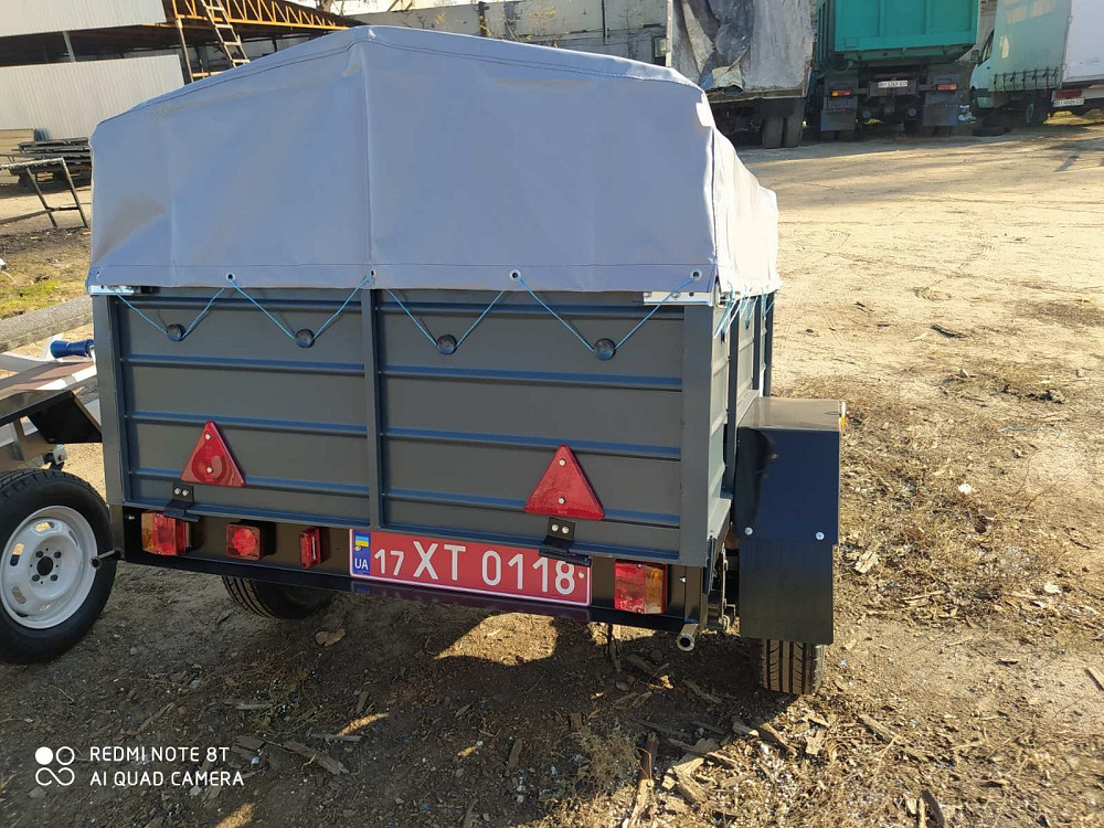 Новий автомобільний причіп від виробника 200х130х35 (тент у подарунок) Мукачево - изображение 2