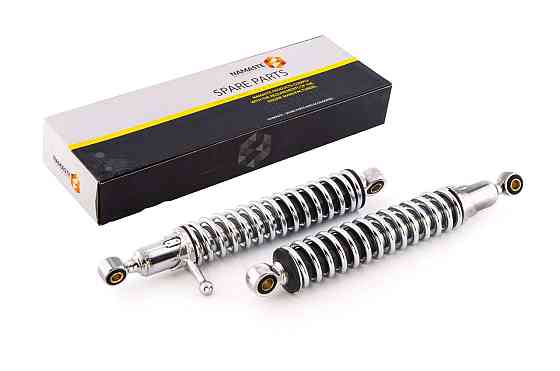 Амортизатори (пара) ІЖ 33 см, регульовані, з важелем (хром) Мукачево