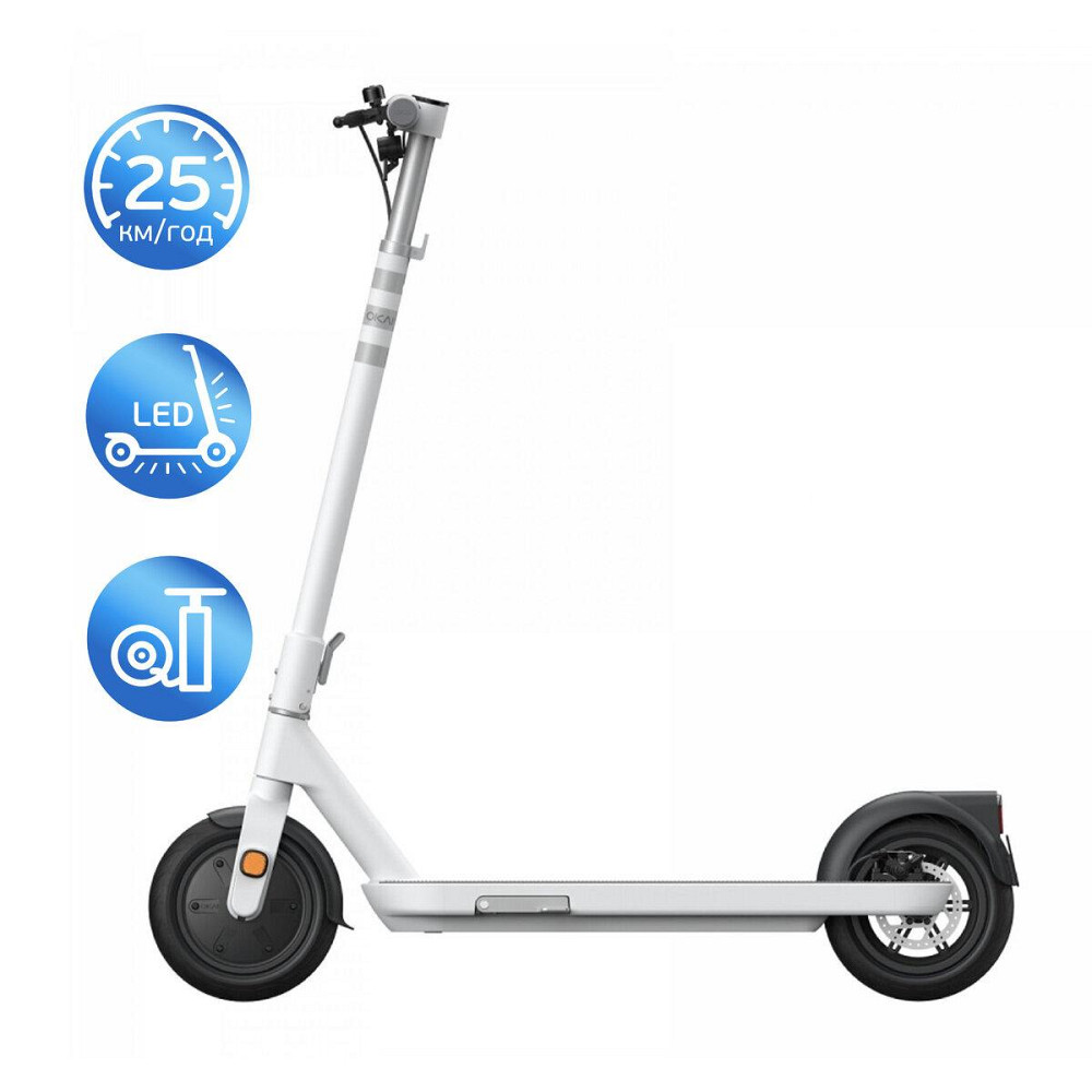 Електросамокат OKAI ES10-NEON Lite 9", 300W, 7.8Ah, 30km, 25km h, 20%, NFC, App, колір білий ES10-W Одеса - фото 2