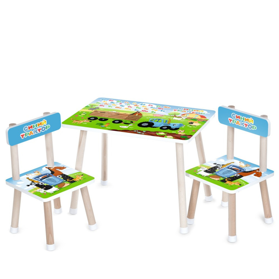 Дитячий столик M 501-22 стільниця 60 х 40 см, 2 стільчики Вінниця - фото 1