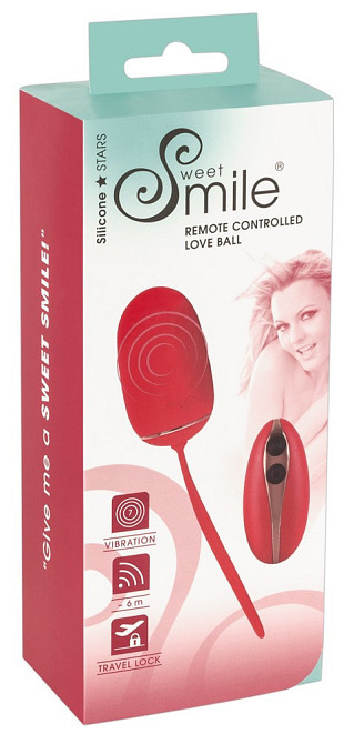 Віброяйце - Sweet Smile Remote Controlled Love Ball Sex Aura Київ - фото 1
