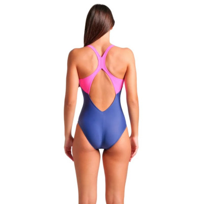 Купальник Arena Spider Web Swimsuit V Back 007988-890 рожевий 38 (3468337495970) Вінниця - фото 2
