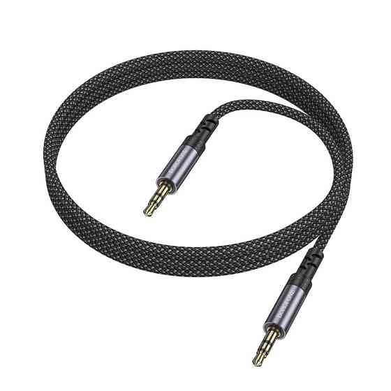 Аудио кабель BOROFONE BL24 Graceful audio cable AUX Metal Grey Одеса
