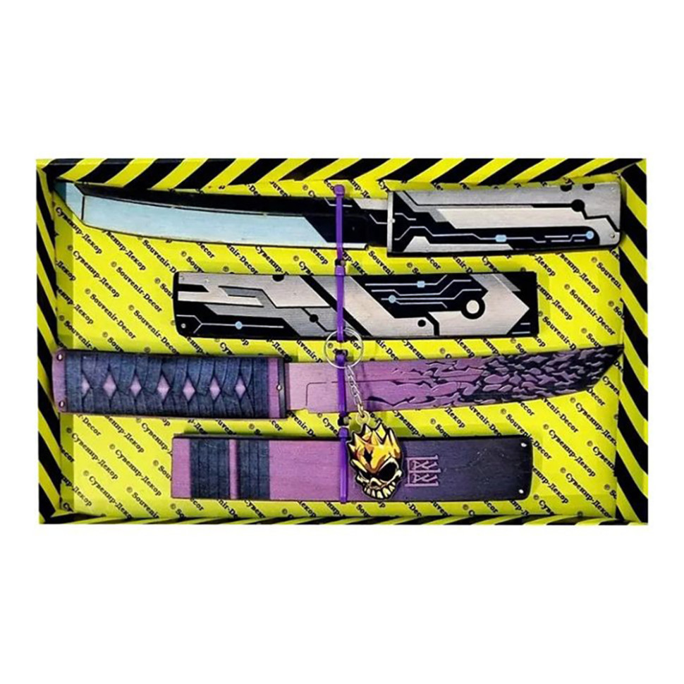 Набор ножей сувенирных деревянных SO-2 