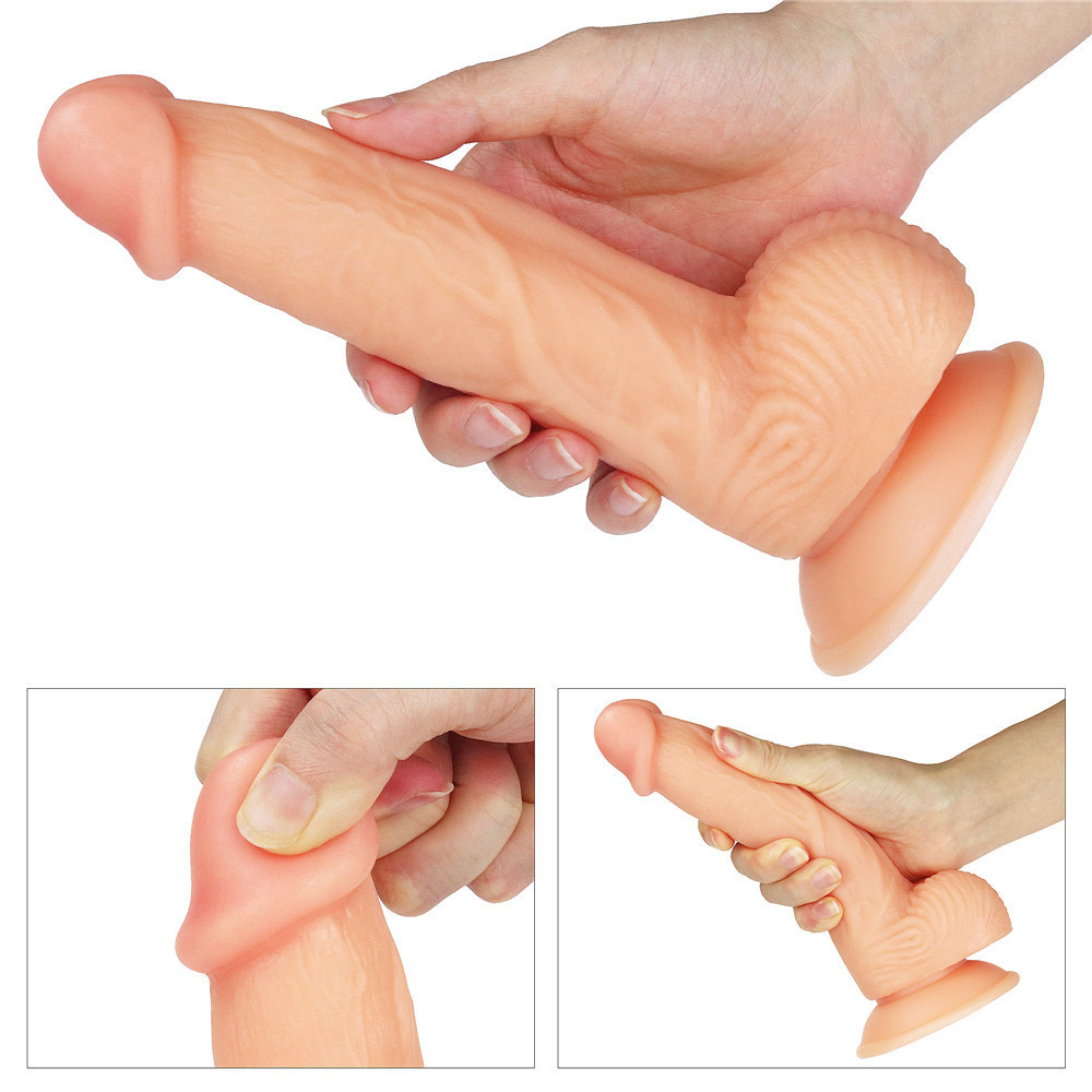 Фалоімітатор - The Ultra Soft Dude 8" Sex Aura Київ - фото 10